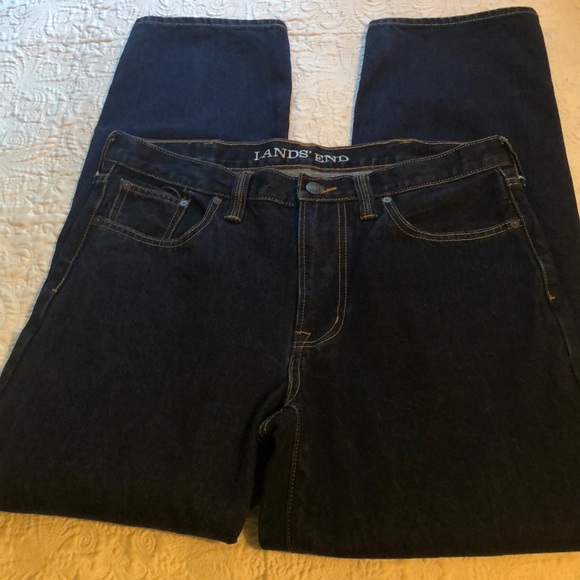 Land’s End Traditional Fit Men’s Jeans - Picture 4 of 5